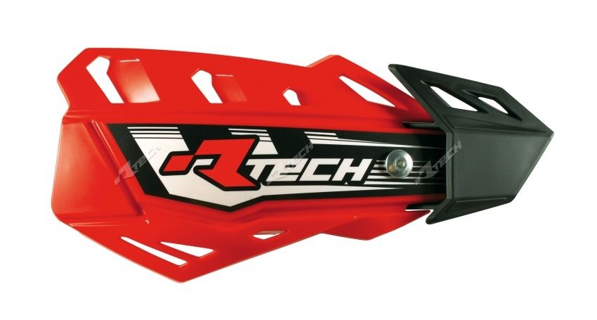 Rtech Handskydd FLX inkl universal fäste Röd