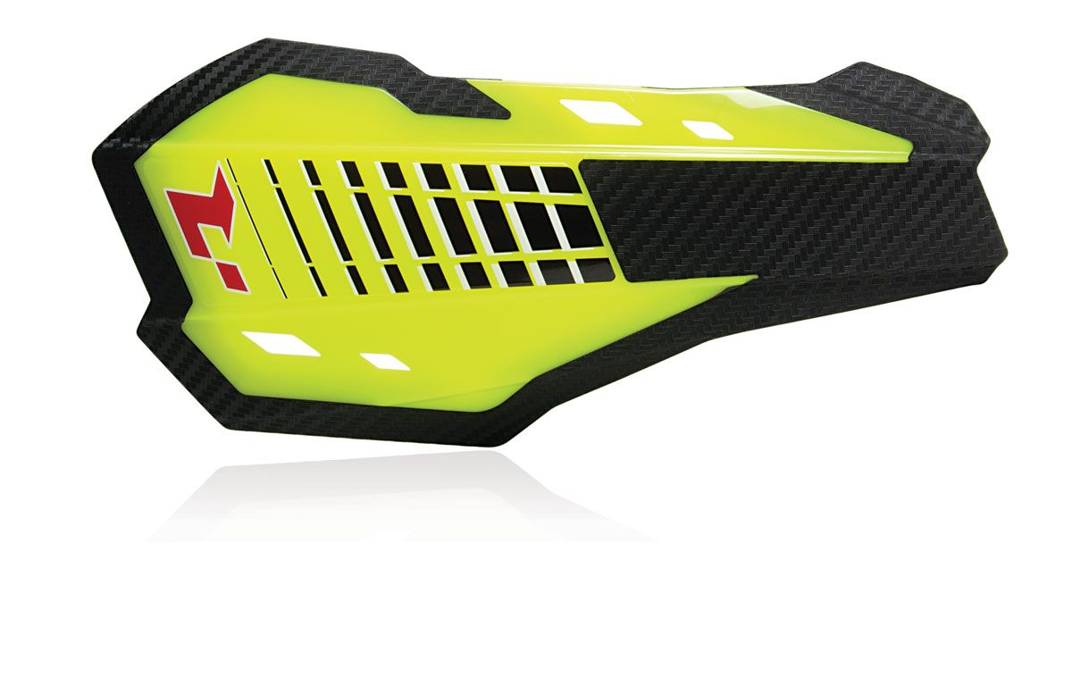Rtech Handskydd HP2 inkl universal fäste Neongul