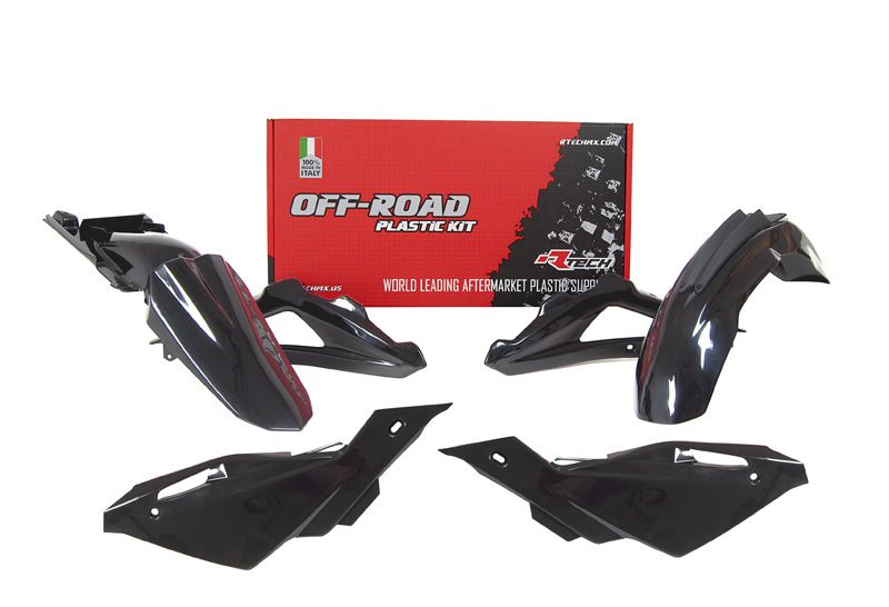 Rtech Plastkit Svart – Husqvarna CR 125/WR 125