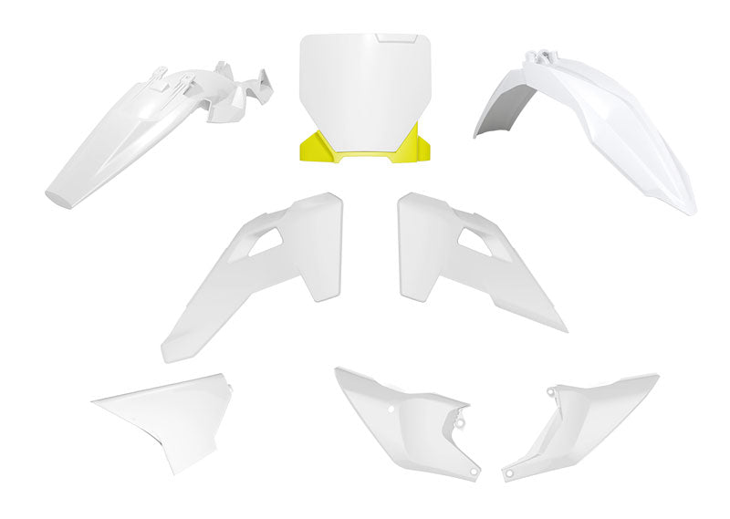 Rtech Plastkit O.E.M VIT Gul – Husqvarna TC 85
