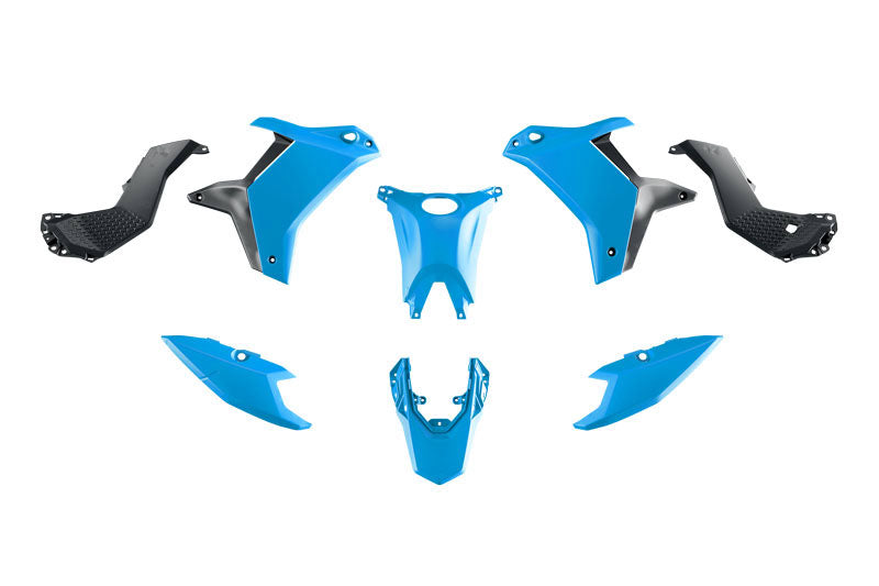 Rtech Plastkit Revolution CYAN Svart/Blå – Yamaha TÉNÉRÉ 700