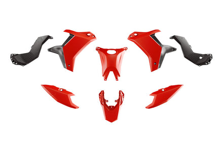 Rtech Plastkit Revolution Svart/Röd – Yamaha TÉNÉRÉ 700 (KITT72RS1)