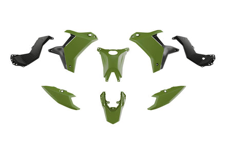 Rtech Plastkit Revolution Svart/Grön – Yamaha TÉNÉRÉ 700 (KITT72VN1)