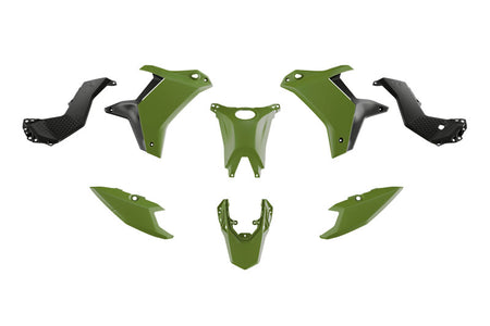 Rtech Plastkit Revolution Svart/Grön – Yamaha TÉNÉRÉ 700 (KITT72VN1)
