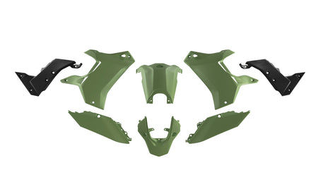 Rtech Plastkit Revolution Svart/Grön – Yamaha TÉNÉRÉ 700