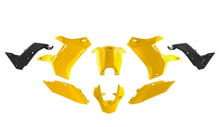 Rtech Plastkit Revolution SVART Gul – Yamaha TÉNÉRÉ 700