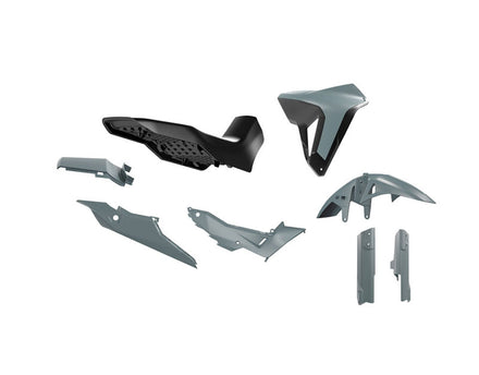 Rtech Plastkit Revolution Svart/Grå – Honda XL750 TRANSALP