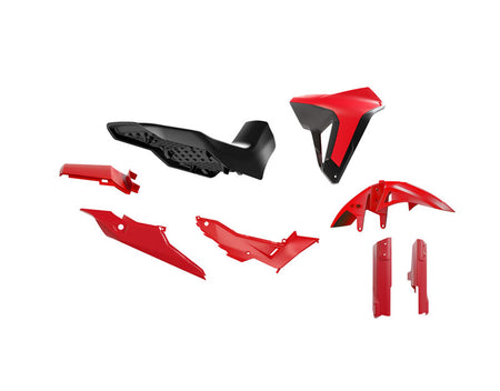 Rtech Plastkit Revolution Svart/Röd – Honda XL750 TRANSALP