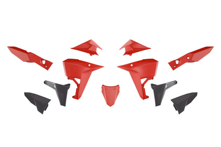 Rtech Plastkit Revolution Svart/Röd – KOVE Rally 800/X PRO 800