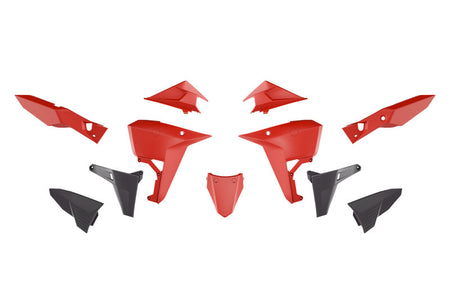 Rtech Plastkit Revolution Svart/Röd – KOVE Rally 800/X PRO 800
