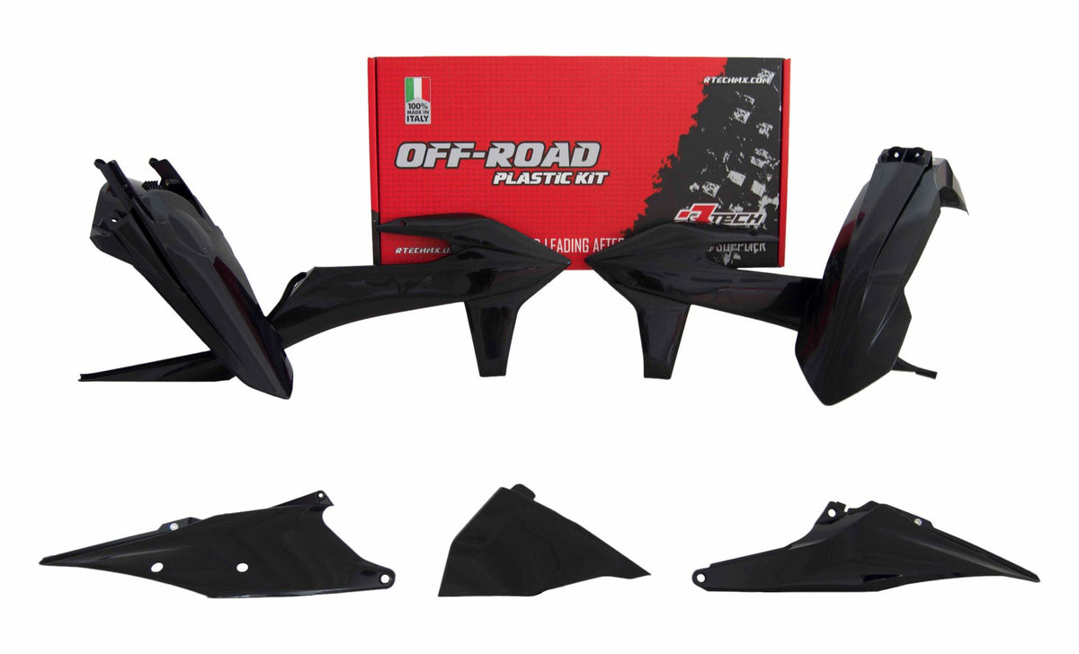 Rtech Plastkit Svart – KTM 450 EXC-F, 250 EXC TPI/150 EXC TPI/300 EXC TPI