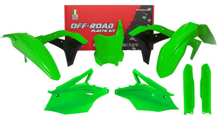 Rtech Plastkit Neongrön – Kawasaki KX250, KX250F