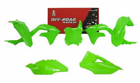 Rtech Plastkit Neongrön – Kawasaki KX450, KX250