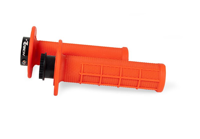 Rtech R20 LOCK-ON GRIPS HALF WAFFLE Neonorange