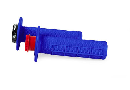 Rtech R20 LOCK-ON GRIPS HALF WAFFLE Blå