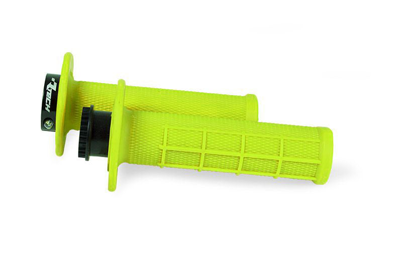 Rtech R20 LOCK-ON GRIPS HALF WAFFLE Neongul