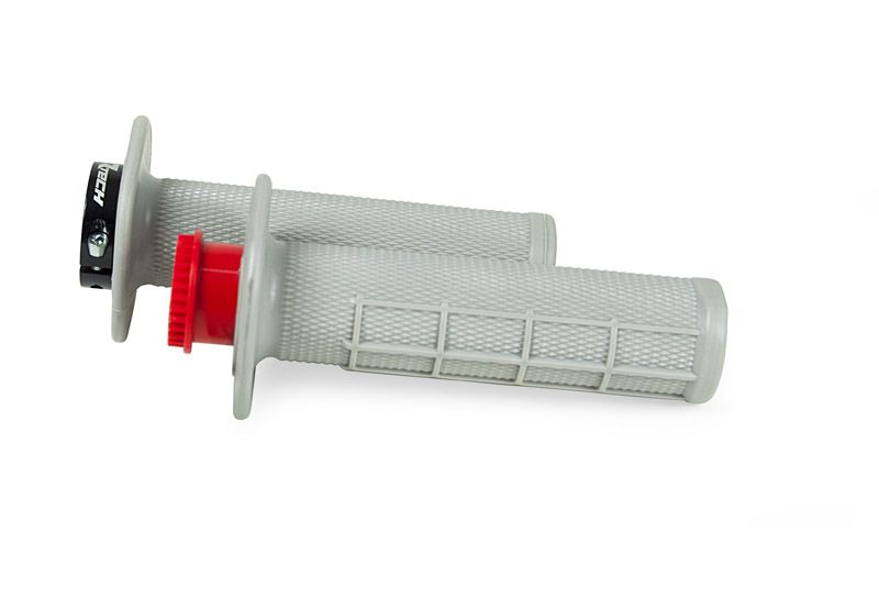 Rtech R20 LOCK-ON GRIPS HALF WAFFLE BETA Grå