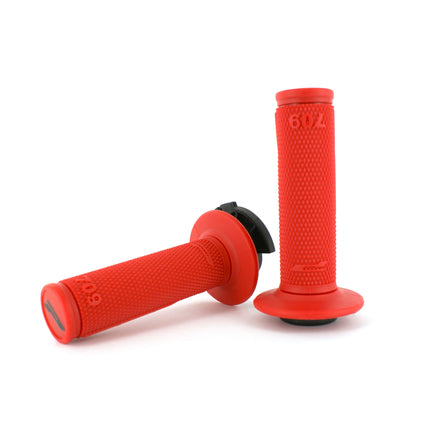 Progrip 709 Single Density Half Waffle LOCK ON GRIPS Röd