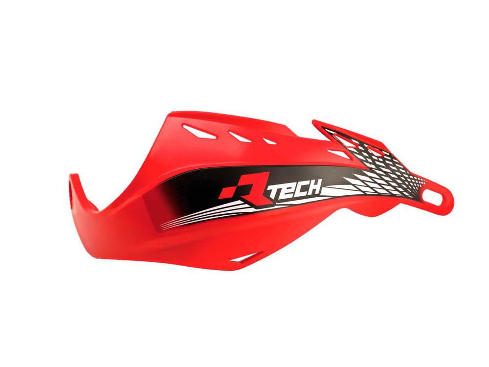 Rtech Handskydd Easy inkl universal fäste Röd