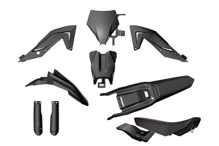Rtech Plastkit Revolution ink sadel Svart – TALARIA STING