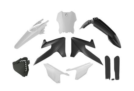 Rtech Plastkit O.E.M Svart/Vit – Triumph 25 TF 4 RC, 26 TF 4 X