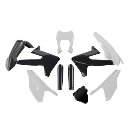 Rtech Plastkit Svart/Vit – Triumph TF 4 E, TF 2 E