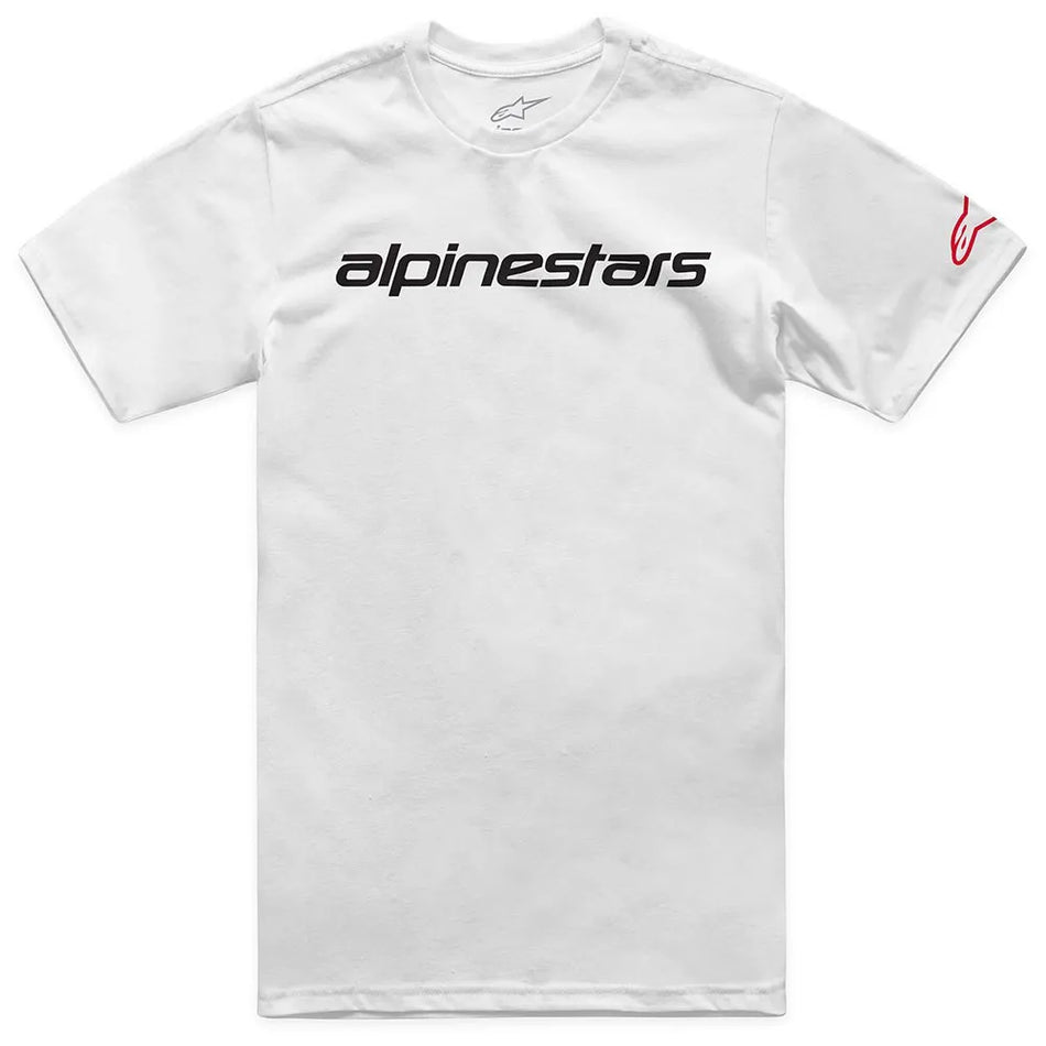 Alpinestars T-Shirt Linear Wordmark 2.0 CSF Vit/Röd/Svart