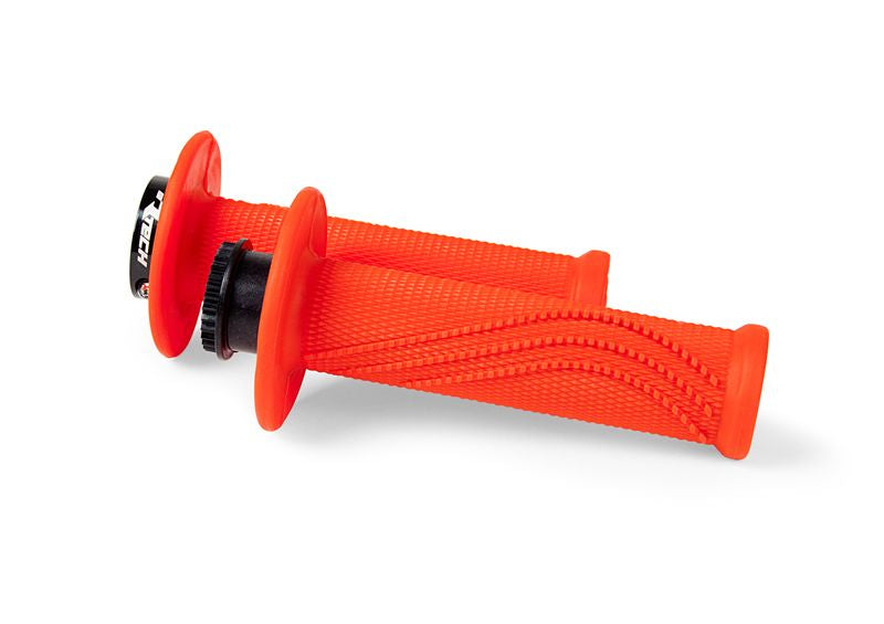 Rtech R20 LOCK-ON GRIPS WAVE Neonorange