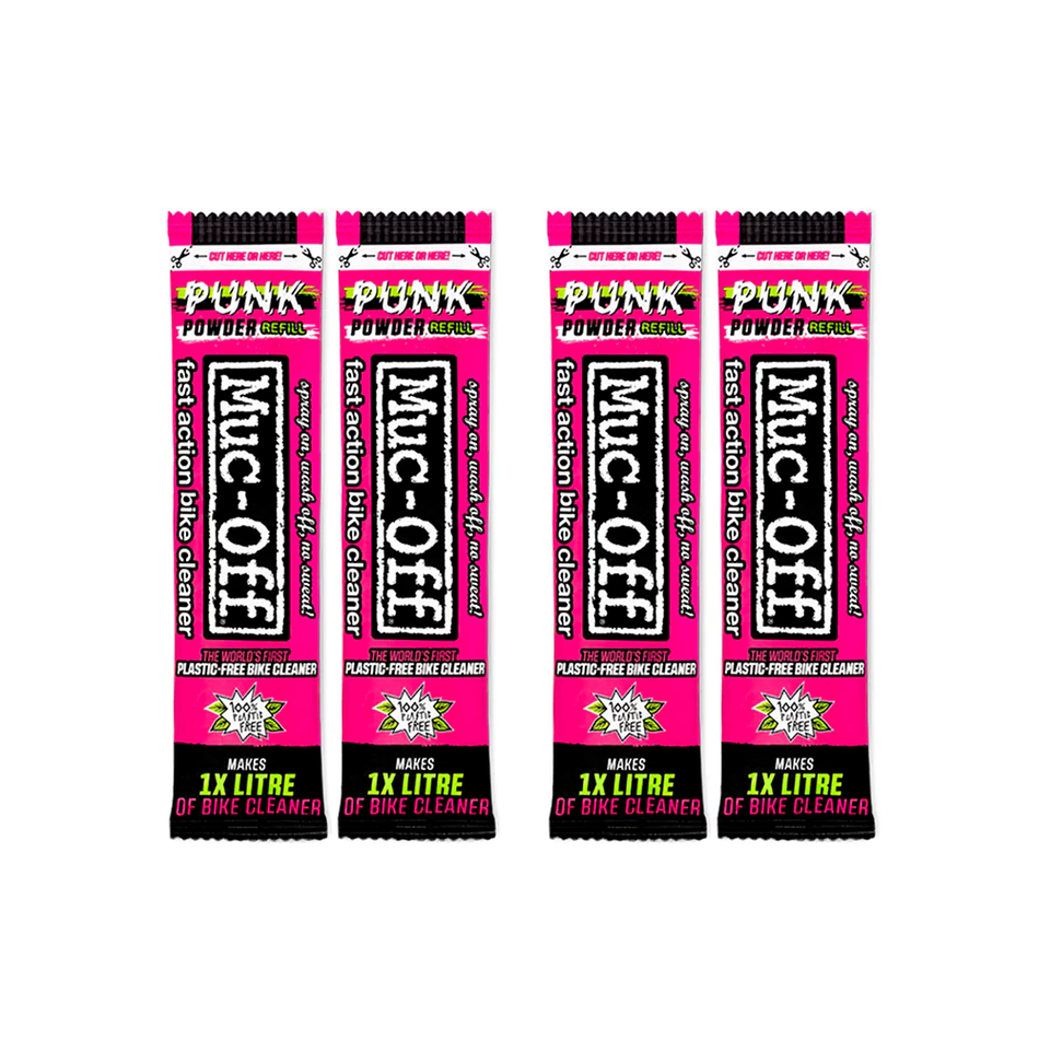 Muc-Off Punk Powder 4-pack – 4 liter cykel- och MC-rengöring