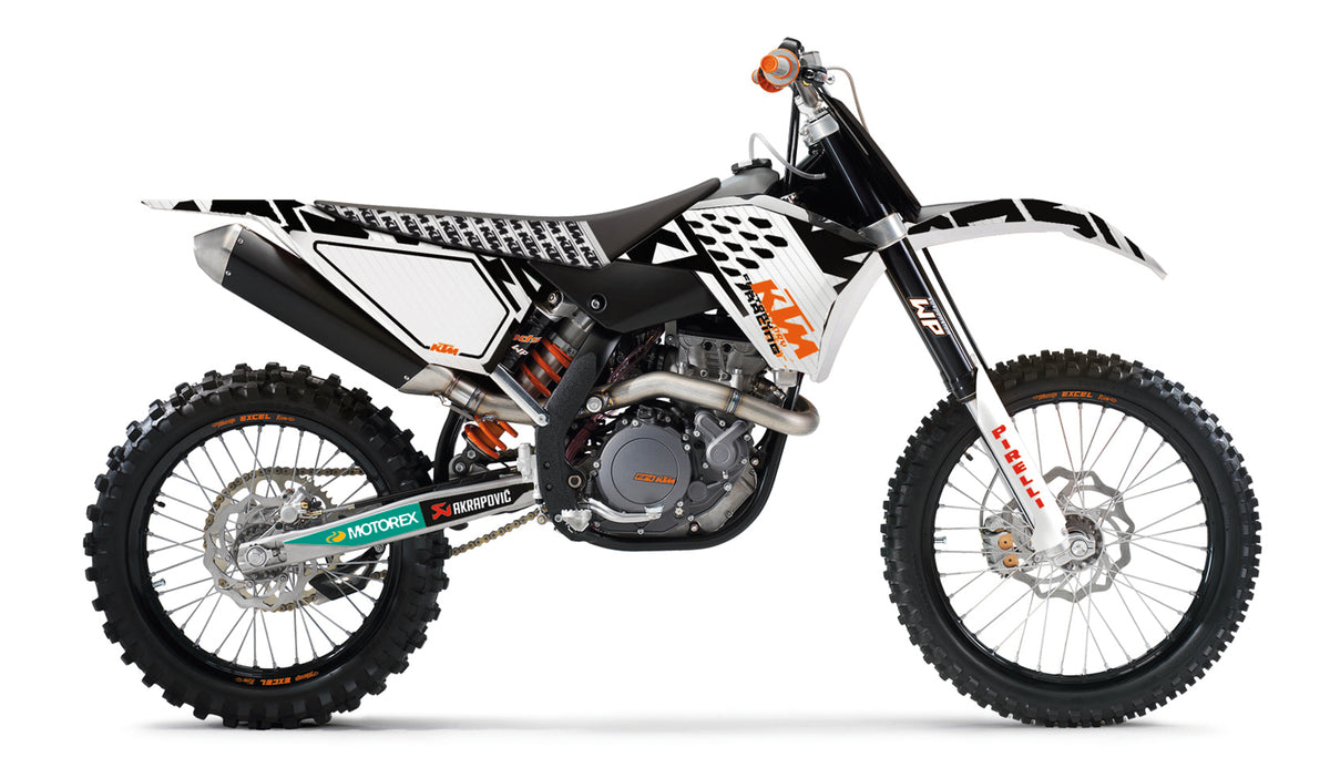 KTM Plastdelskit, vitt