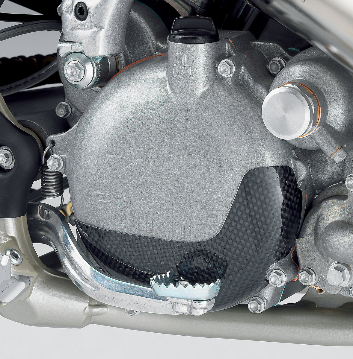 KTM Kopplingslocksskydd kolfiber