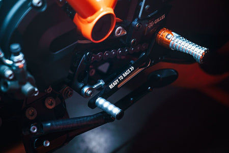 KTM Fotpinne justerbar, komplett