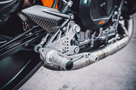 KTM Factory-fotpinnesystem