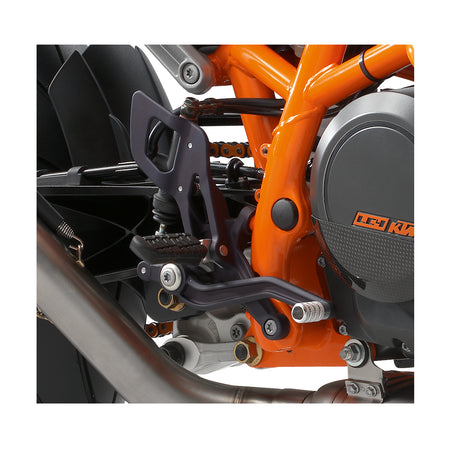KTM Fotpinnar komplett, svarta
