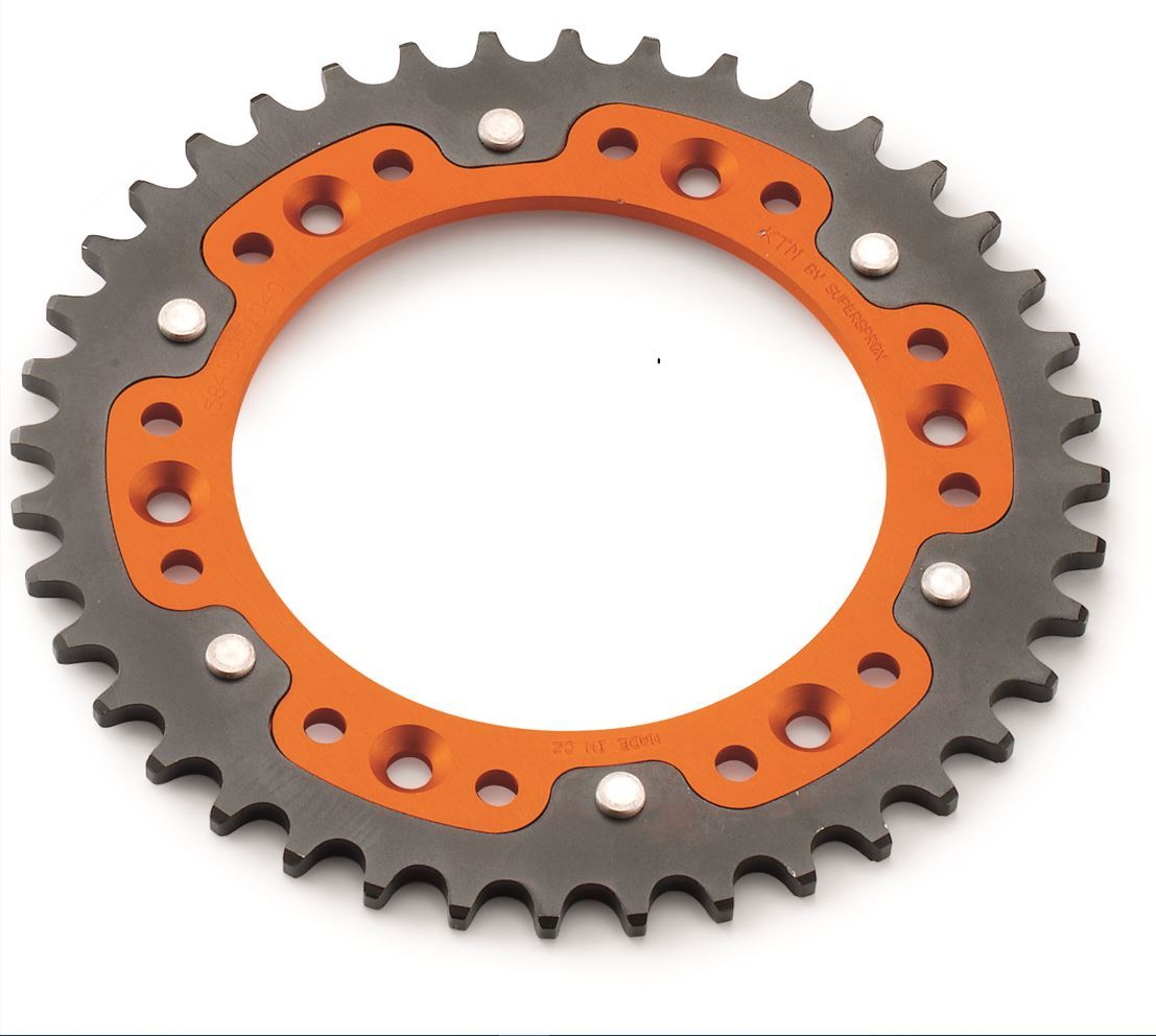KTM Bakdrev 50 kuggar, orange
