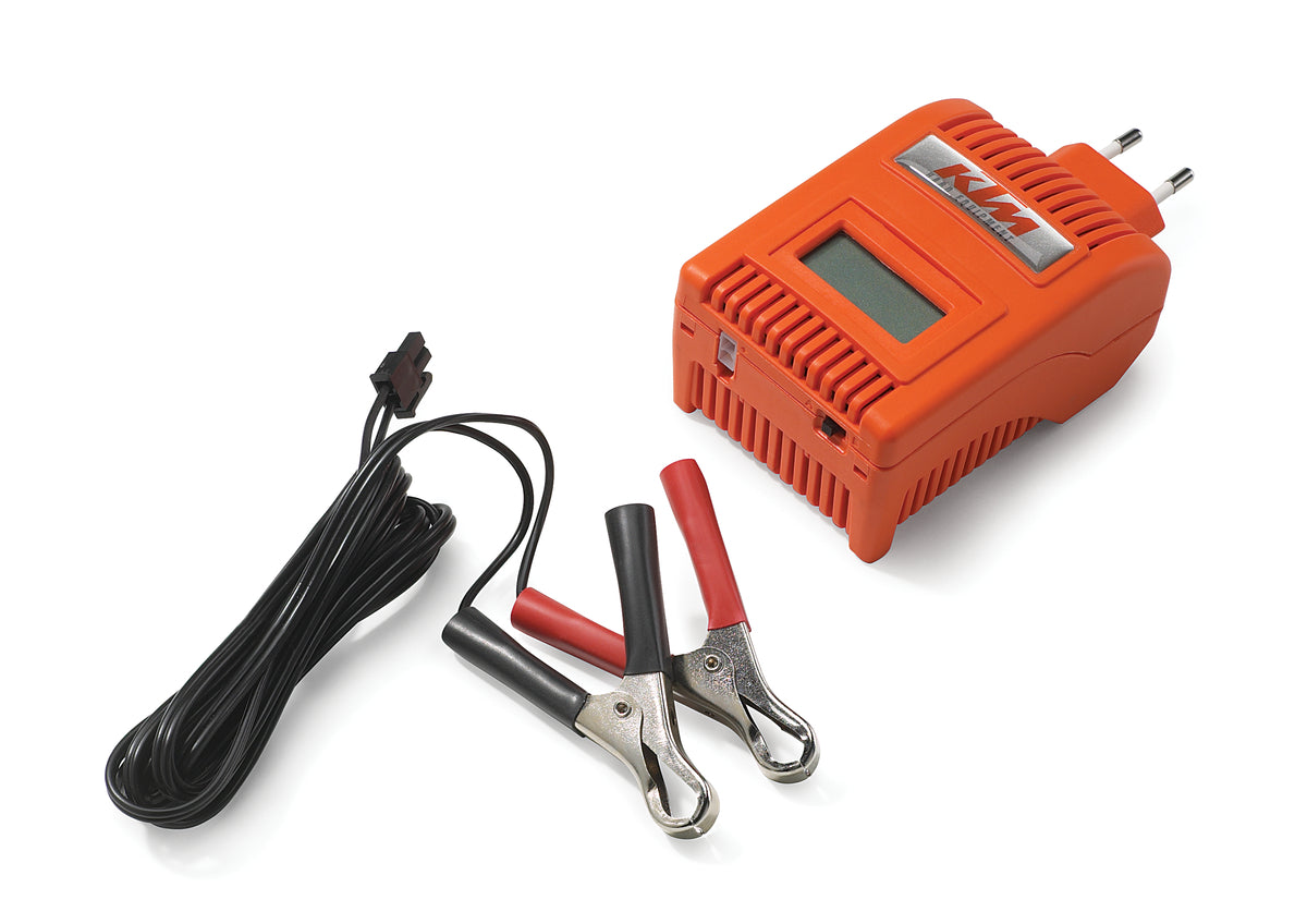 KTM Batteriladdare med testfunktion