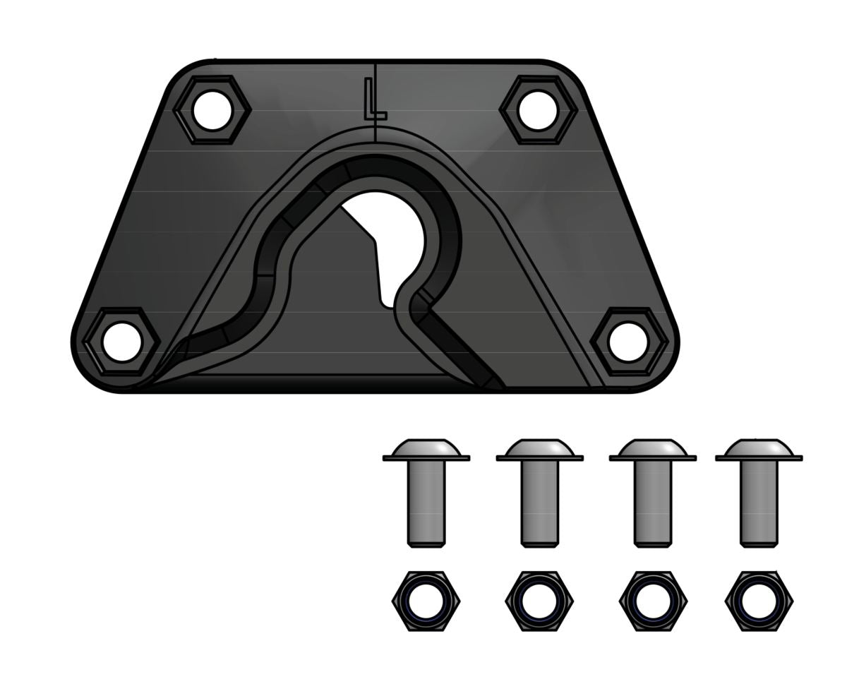 Bag bracket left