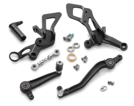 KTM Fotpinnar komplett, svarta