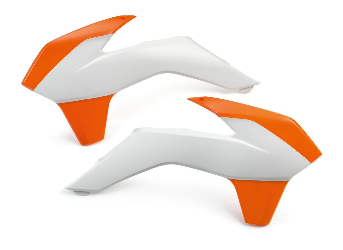 KTM Spoilerset, vit/orange