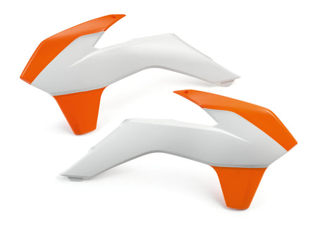 KTM Spoilerset, vit/orange
