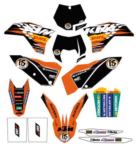 KTM Factory Enduro-grafikkit