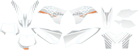KTM Black Chrome-grafikkit