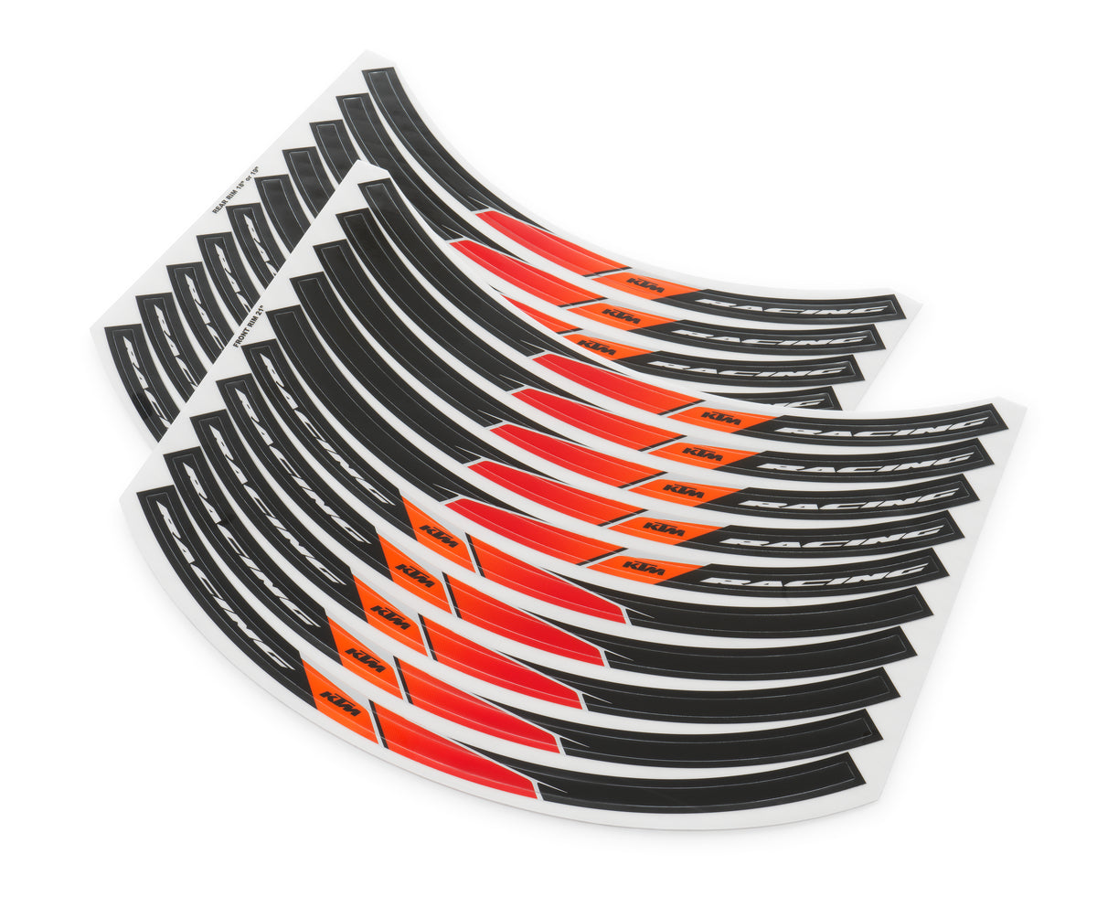 KTM Fälgranddekaler, set