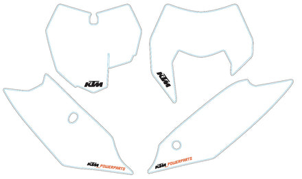 KTM Nummerplåt SX/EXC