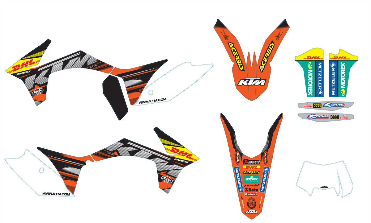 KTM Factory Enduro-grafikkit