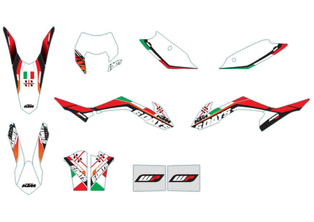 KTM Six Days Italy-dekalkit
