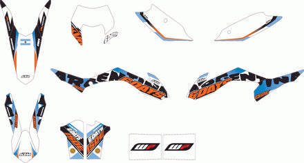 KTM Six Days Argentina-dekalkit