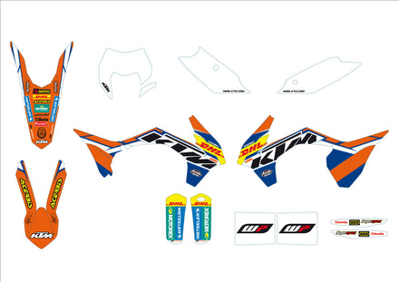 KTM Factory Enduro-grafikkit