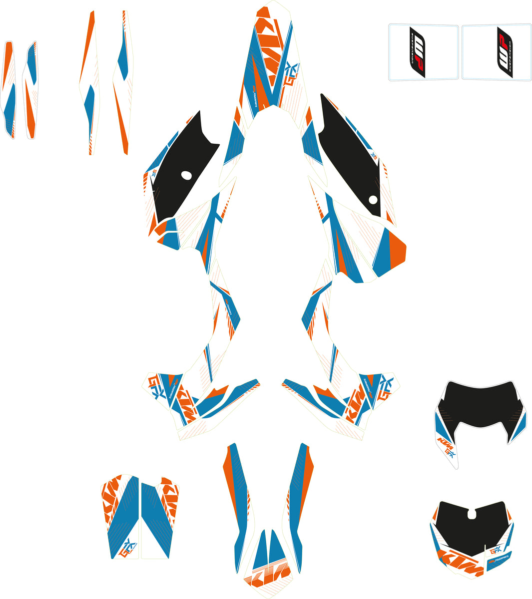 KTM GFX-grafikkit