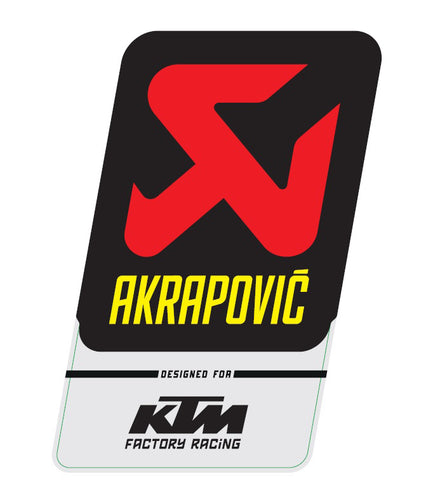 KTM Akrapovič-dekal